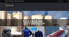 Desktop Screenshot of goldenlineshipping.com